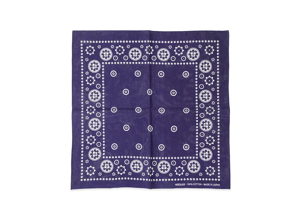 NEEDLES Bandana - Square "Eggplant"