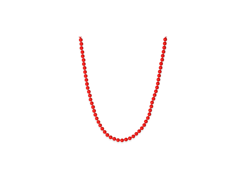NEEDLES Necklace - Red Coral "Red"