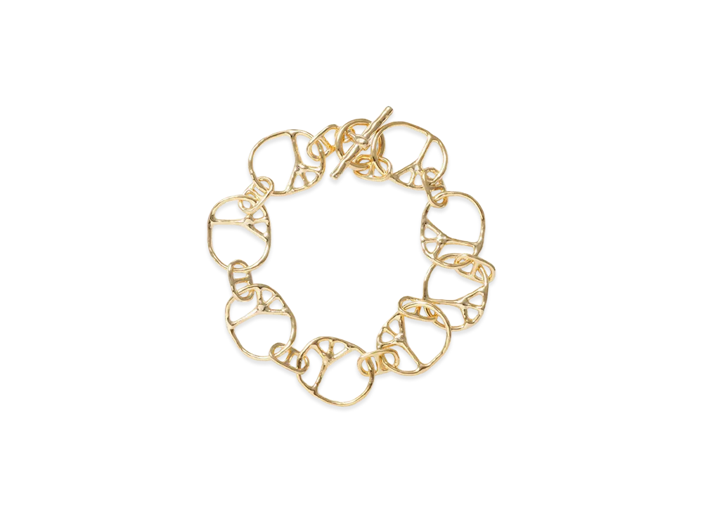 NEEDLES Peace Bracelet / Small - Gold Plate "Gold"