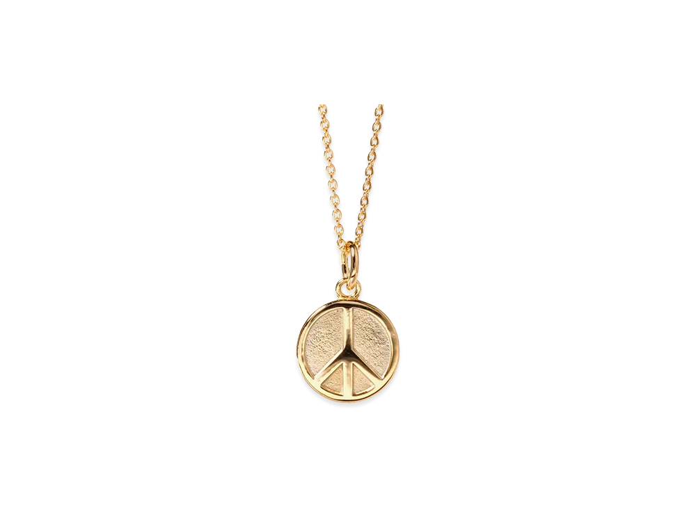 NEEDLES Pendant - Gold Plate "Peace"