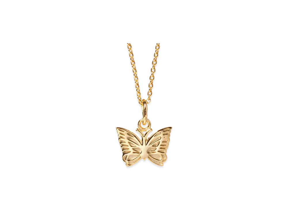 NEEDLES Pendant - Gold Plate "Papillon"
