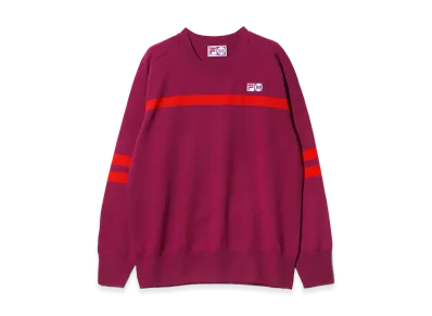 NEEDLES x FILA Heritage Sweater "Pink"
