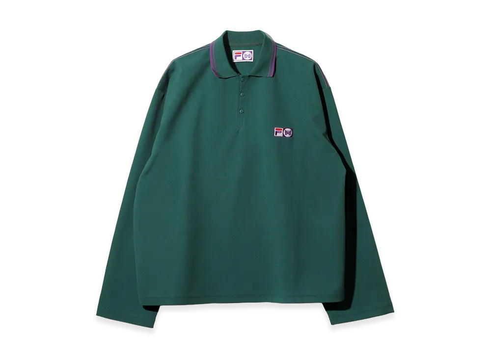 NEEDLES x FILA BB Polo Shirt "Green"