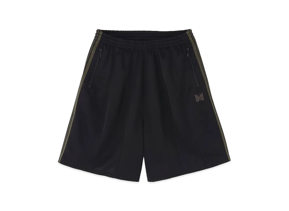 NEEDLES x B'2nd H.D. Track Short Pant - Poly Smooth "Black"