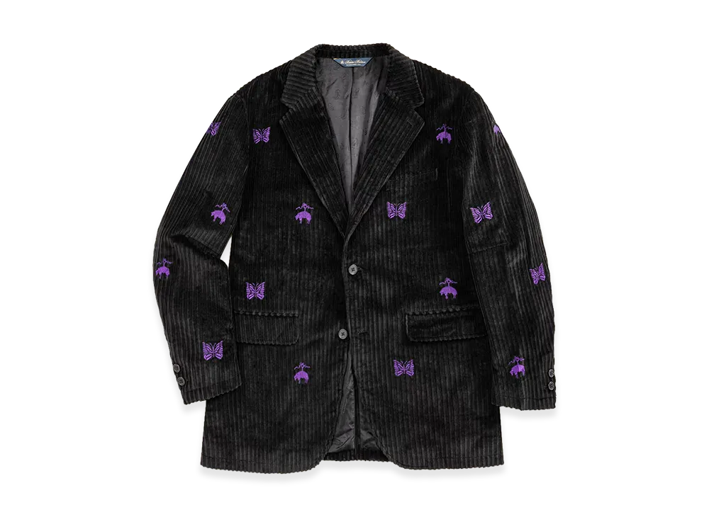 NEEDLES x Brooks Brothers Cotton Corduroy GF Papillon Relaxed Fit 3-Button Jacket "Black"