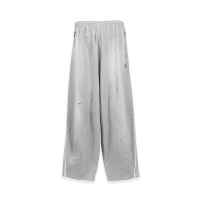 NEEDLES x NUBIAN H.D. Track Pant - Cotton Jersey / Damaged (20th Exclusive) "Grey"