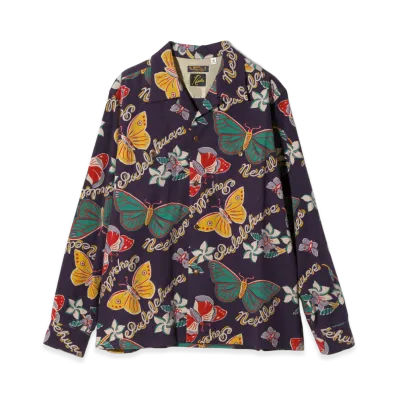 NEEDLES x SUN SURF Hawaiian Shirt "Navy"