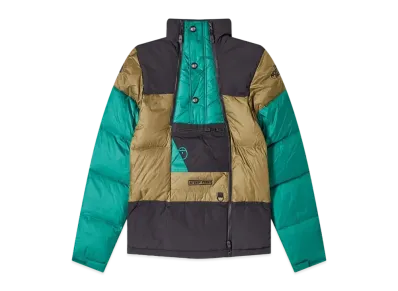 The North Face Steep Tech Down Jacket "Olive Evergreen/Black" (NF0A4QYTSH2)