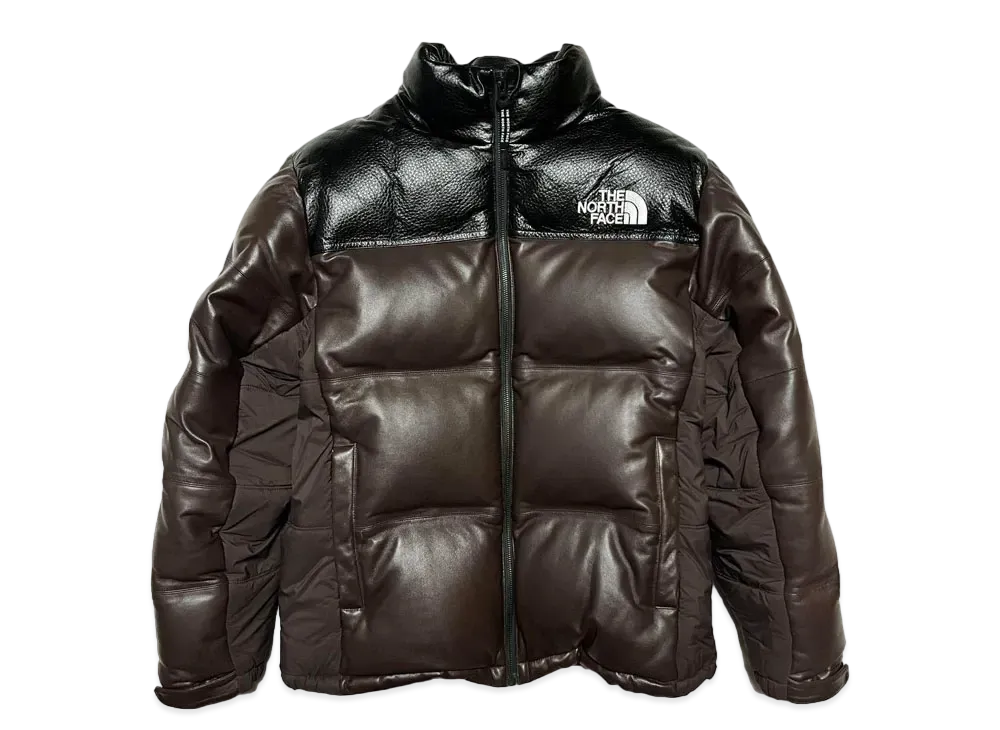 The North Face Eco Leather Nuptse Jacket Limited Edition of 400 "Brown" (Serial Numbered)