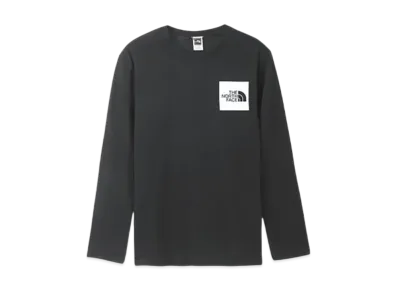 The North Face L/S Fine Tee "TNF Black/TNF White"