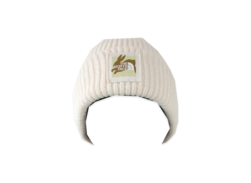 The North Face Salty Dog Beanie Short "Gardenia White/Gravel/CNY Patch"