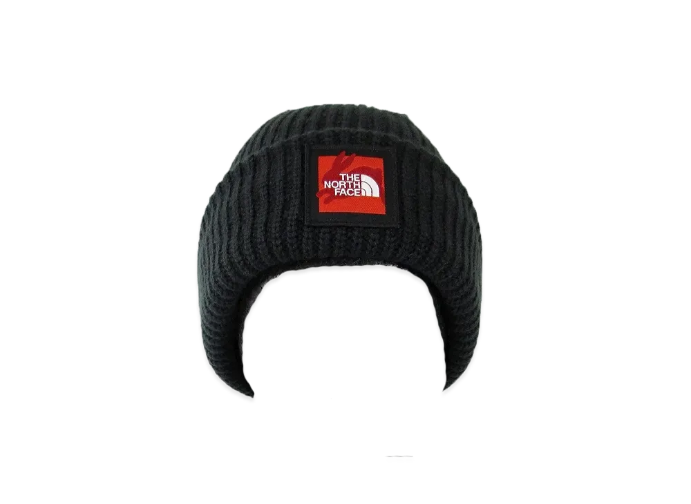 The North Face Salty Dog Beanie Short "TNF Black/Fiery Red/CNY Patch"