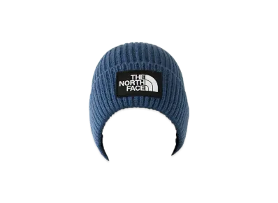 The North Face TNF Logo Box Cuffed Beanie "Shady Blue"