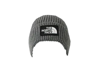 The North Face TNF Logo Box Cuffed Beanie "TNF Medium Grey Heather"