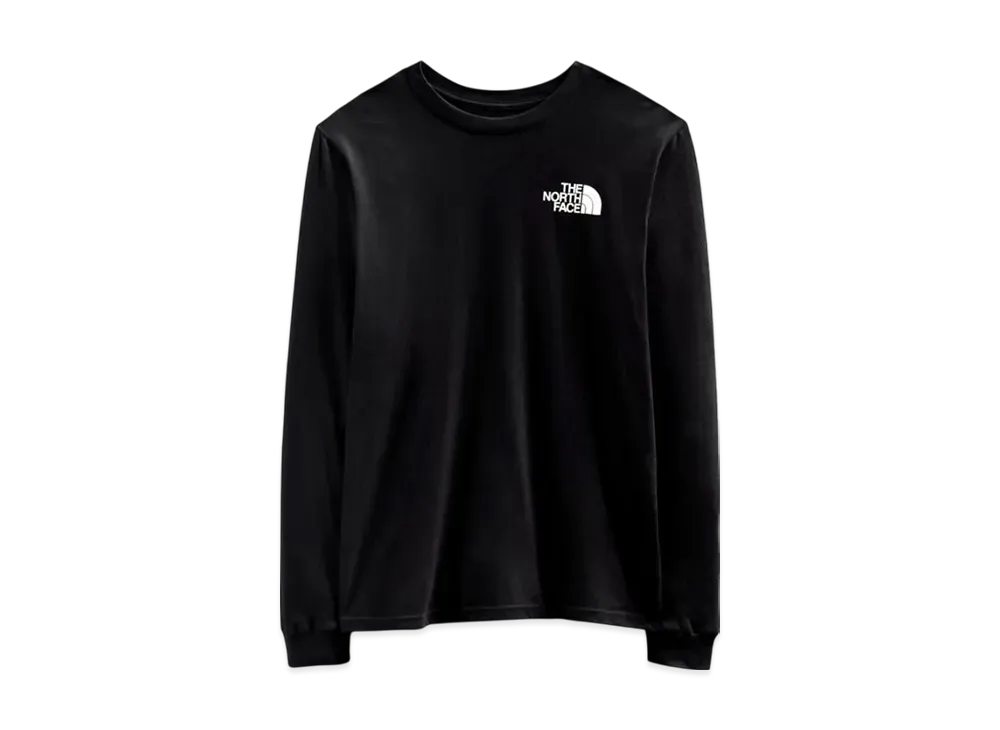 The North Face T Long Sleeve Box NSE Tee "TNF Black/Asphalt Grey"
