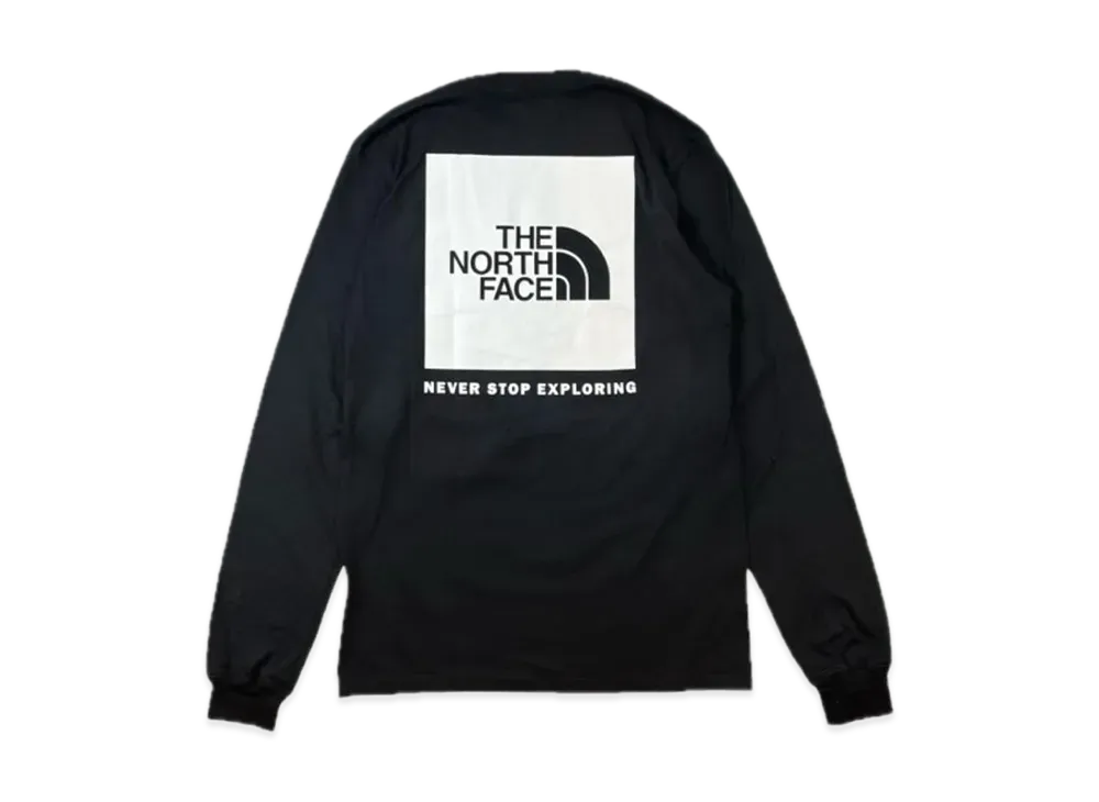 The North Face L/S Box NSE Tee "Black / White"