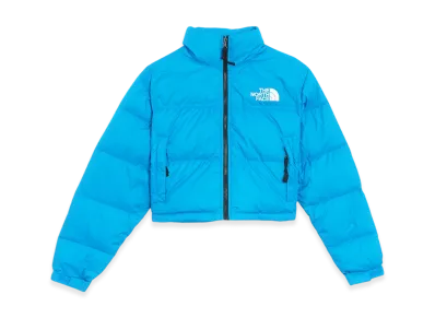 The North Face Nuptse Short Jacket (W) "Acoustic Blue"