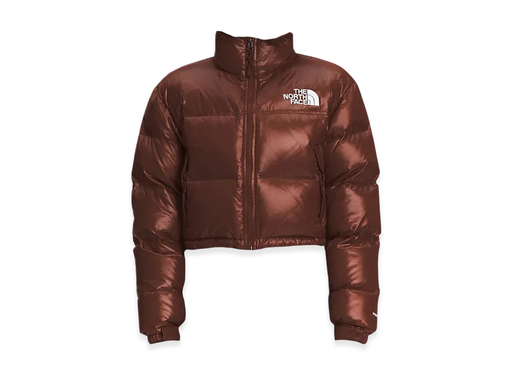 The North Face Nuptse Short Jacket (W) "Dark Oak"