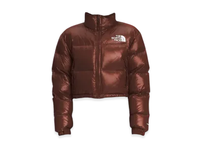 The North Face Nuptse Short Jacket (W) "Dark Oak"
