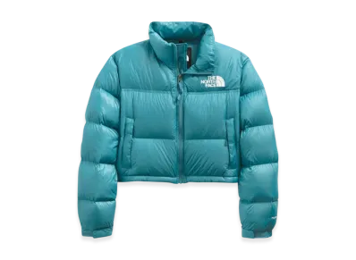 The North Face Nuptse Short Jacket (W) "Storm Blue"