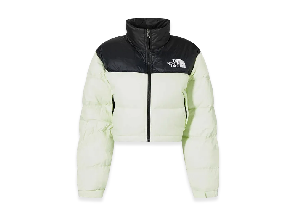 The North Face Nuptse Short Jacket (W) "Lime"