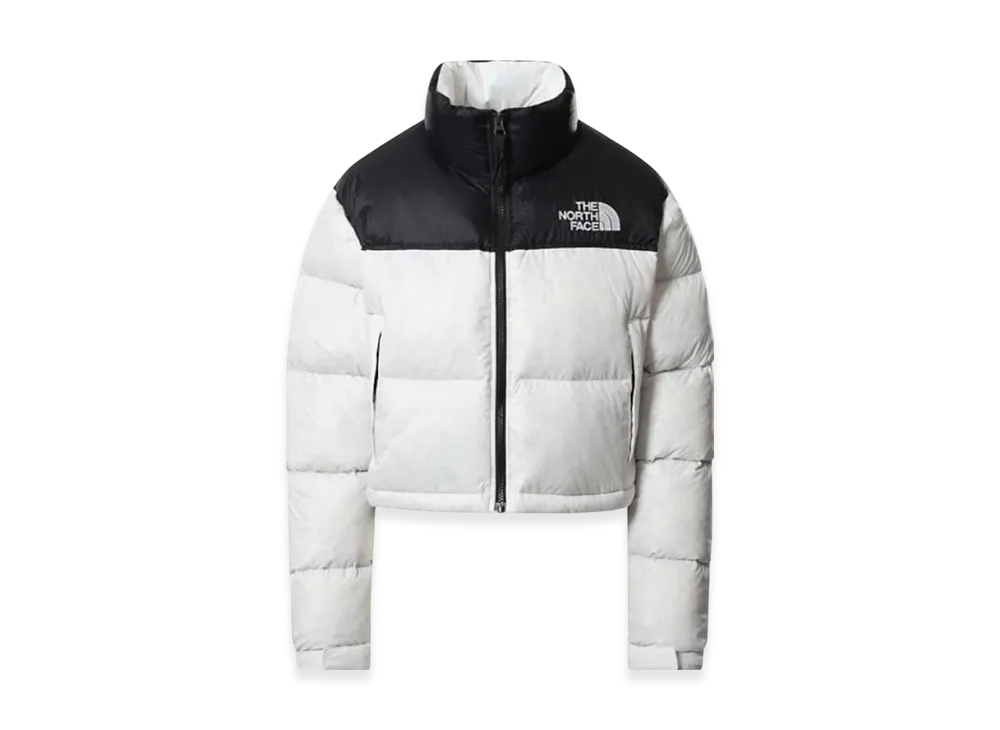 The North Face Nuptse Short Jacket (W) "White/Black"