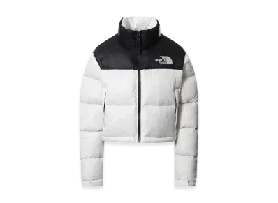 The North Face Nuptse Short Jacket (W) "White/Black"