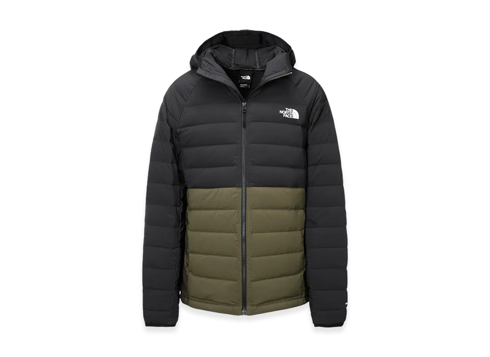 The North Face Belleview Stretch Down Hoodie "TNF Black/Militaryolive"