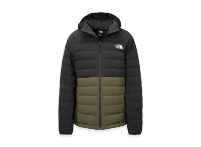 The North Face Belleview Stretch Down Hoodie "TNF Black/Militaryolive"