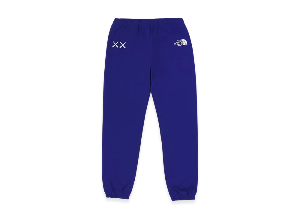 The North Face x Kaws Sweatpants "Bolt Blue"