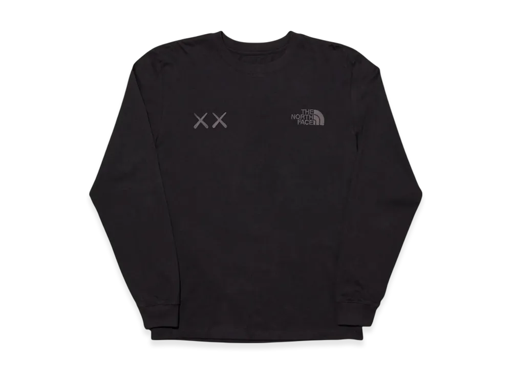 The North Face x Kaws L/S T-Shirt - 22FW "Black"