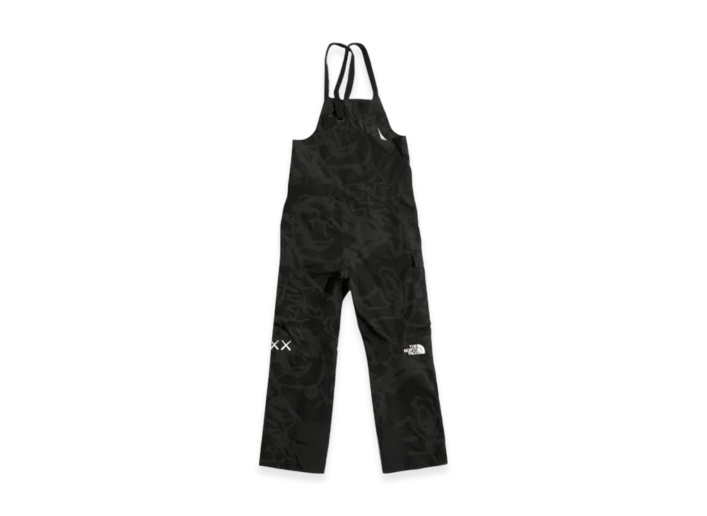 The North Face x Kaws Freeride Bib Print "Black Dragline"