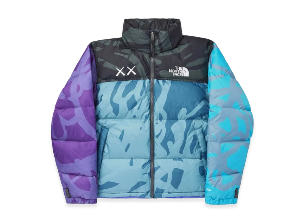 The North Face x Kaws 1996 Retro Nuptse Jacket "Monterey Blue"
