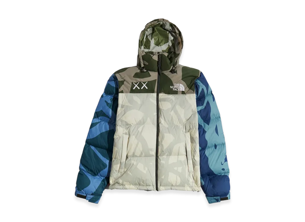 The North Face x Kaws 1996 Nuptse Jacket "Moonlight Ivory"