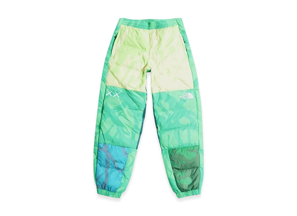 The North Face x Kaws Retro 1996 Nuptse Pants "Safety Green"
