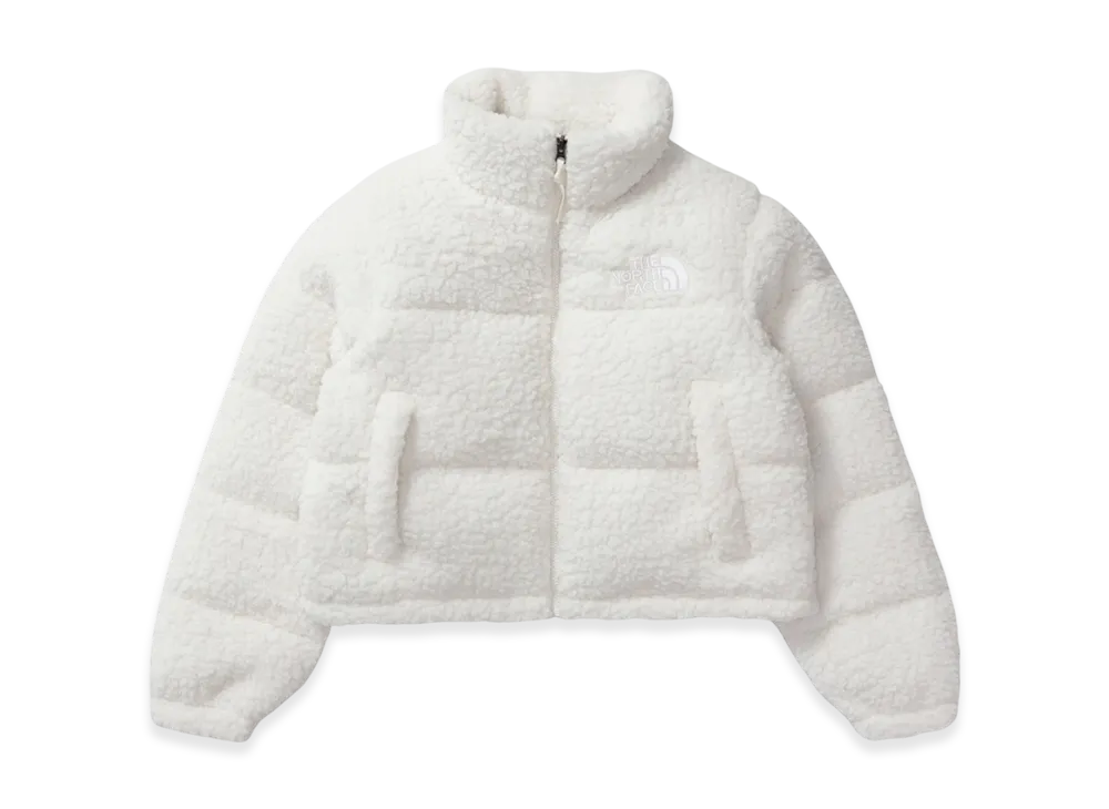 The North Face High Pile Nuptse Jacket (W) "Gardenia White"
