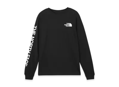 The North Face L/S Hit Graphic Tee "Black/White"