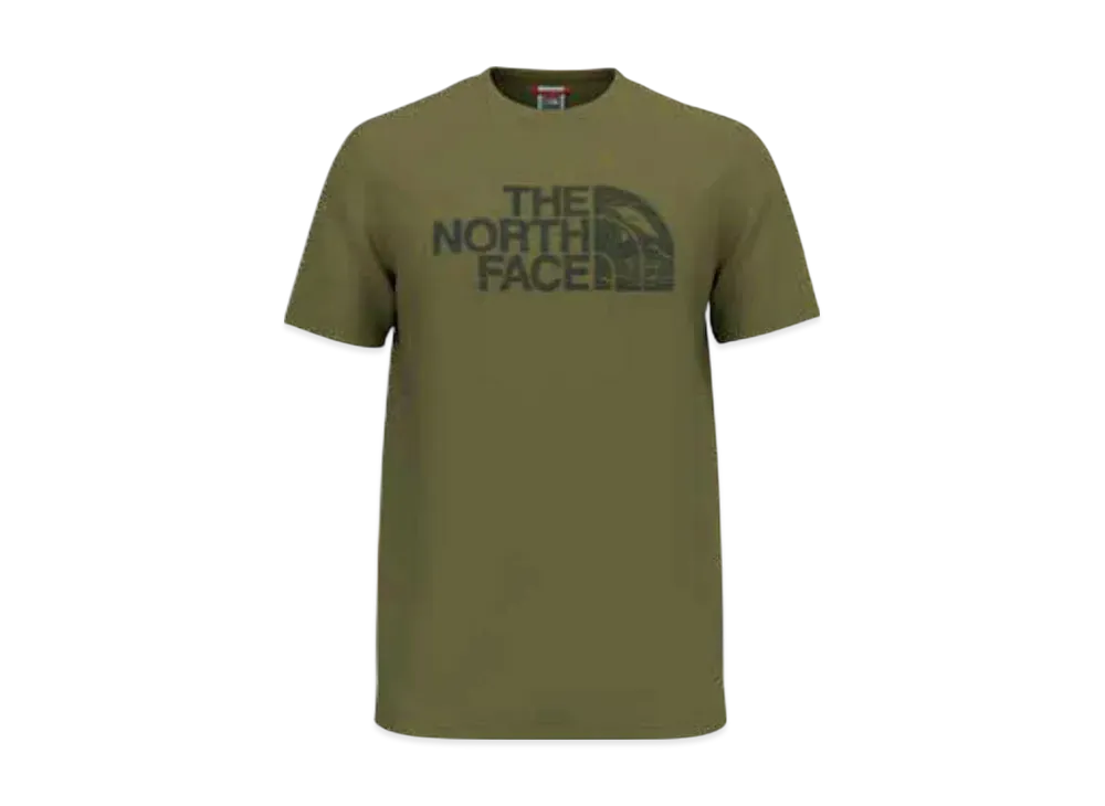 The North Face Short Sleeve Woodcut Dome Tee "Military Olive"