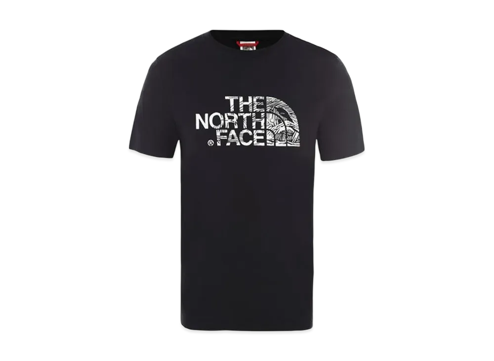 The North Face Short Sleeve Woodcut Dome Tee "TNF Black"