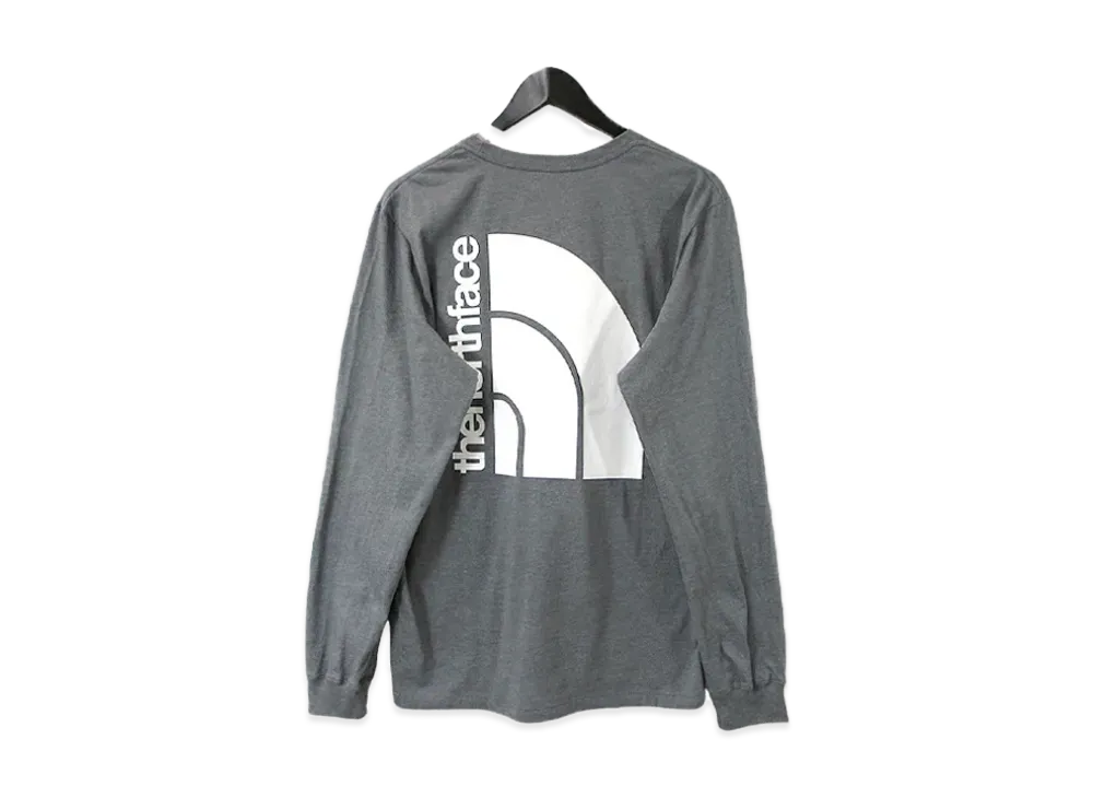 The North Face M L/S Jumbo Half Dome Tee "TNFmdgyhr/TNFWT"