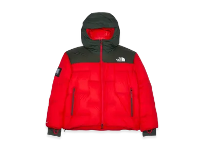 The North Face x Undercover Soukuu Cloud Down Nupste "Dark Cedar Green/High Risk Red"