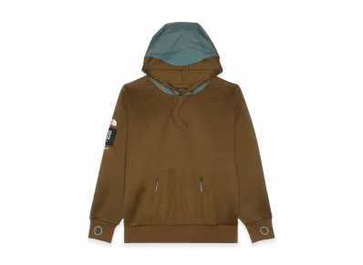 The North Face x Undercover Soukuu Dotknit Double Hoodie "Sepia Brown/Concrete Grey"