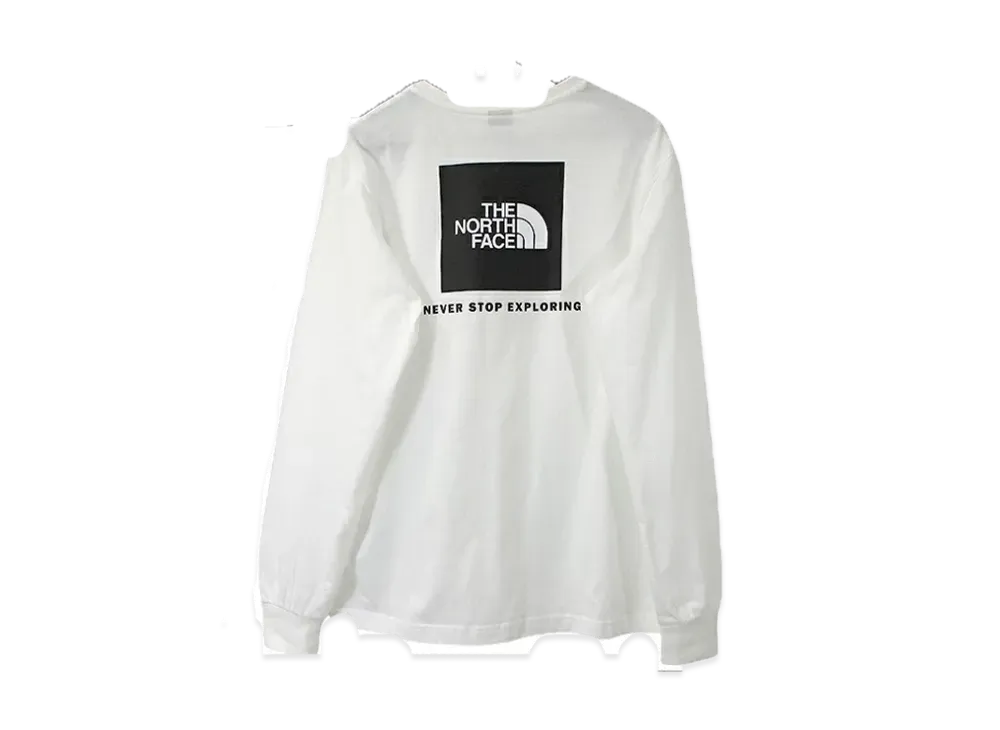 The North Face M L/S Redbox Tee "TNF White"
