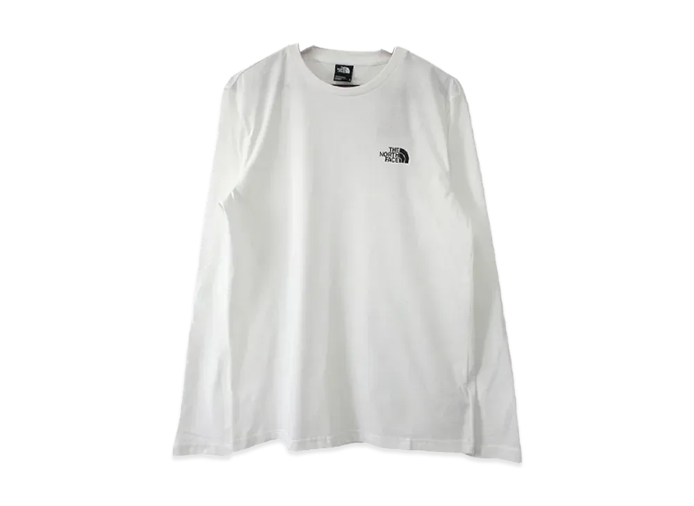 The North Face M L/S Simple Dome Tee "TNF White"