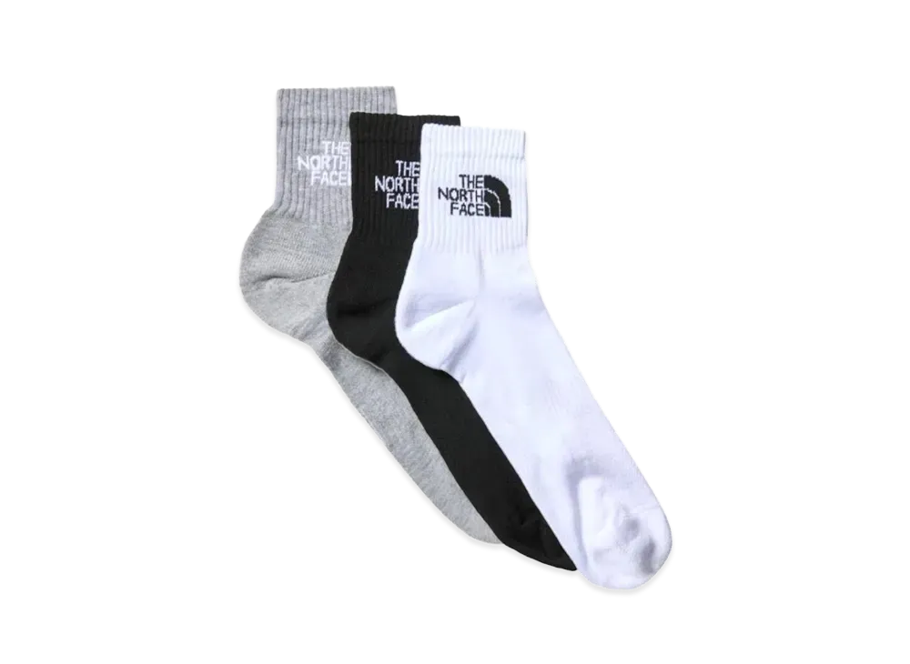 The North Face 3 Sock 3P "Grey Multi Short"