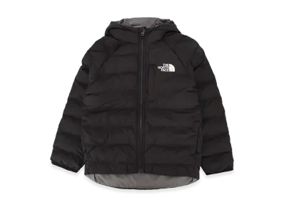 The North Face Kids B Reversible Perrito Hooded Jacket "Tnfblack/Smokedpearl"