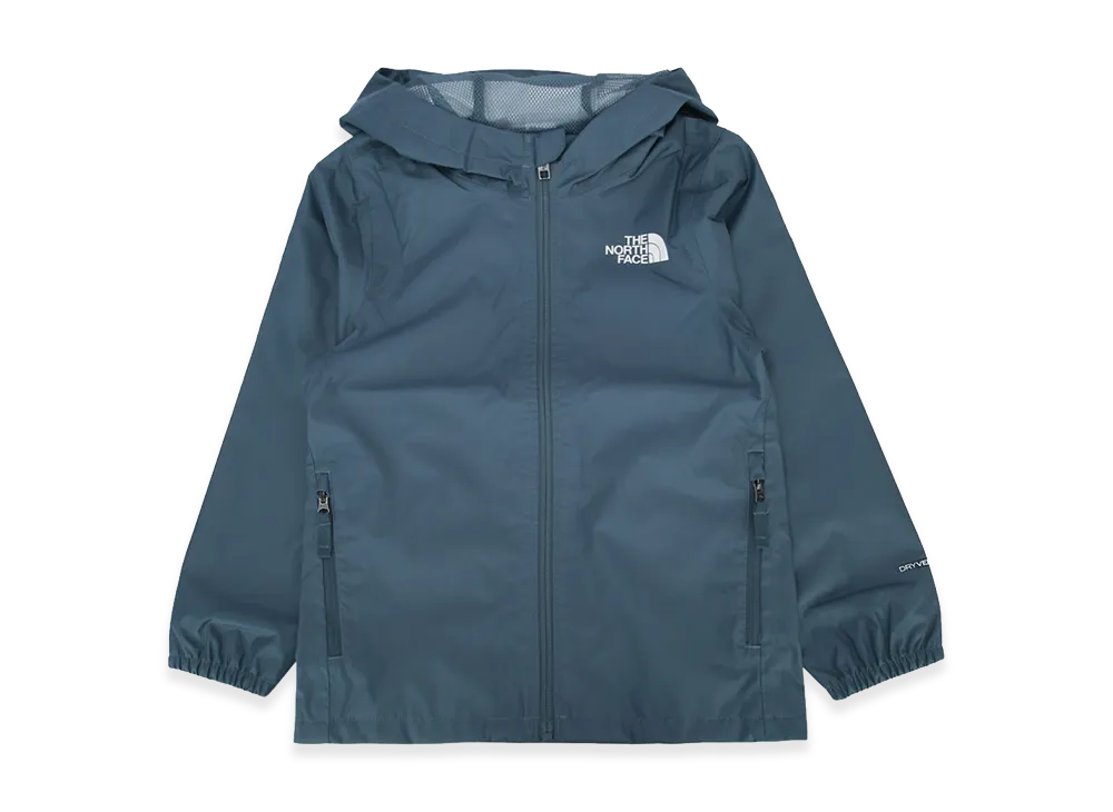 The North Face Kids Teen Zipline Rain Jacket "Granitegray"