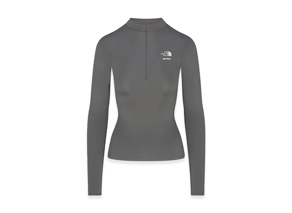 The North Face x SKIMS Women's Refina Long-Sleeve Top "SK Gunmetal"