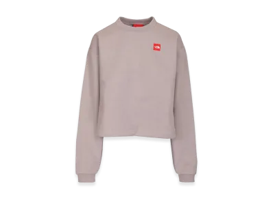 The North Face Women's Box Sweatshirt "Gray/Red"
