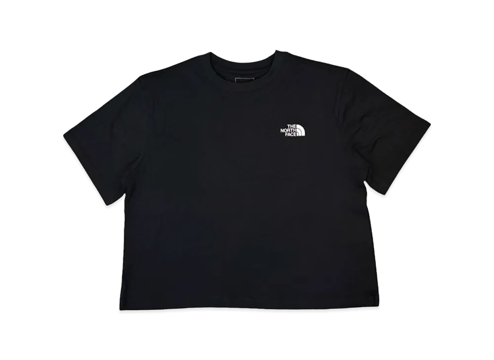 The North Face W Evolution Simpledome Crop Rlx S/S Tee "Black"